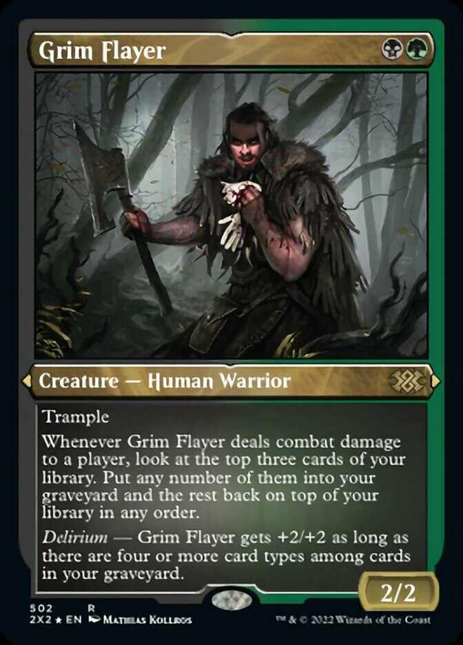 Grim Flayer (Foil Etched) [Double Masters 2022] | Gate City Games LLC