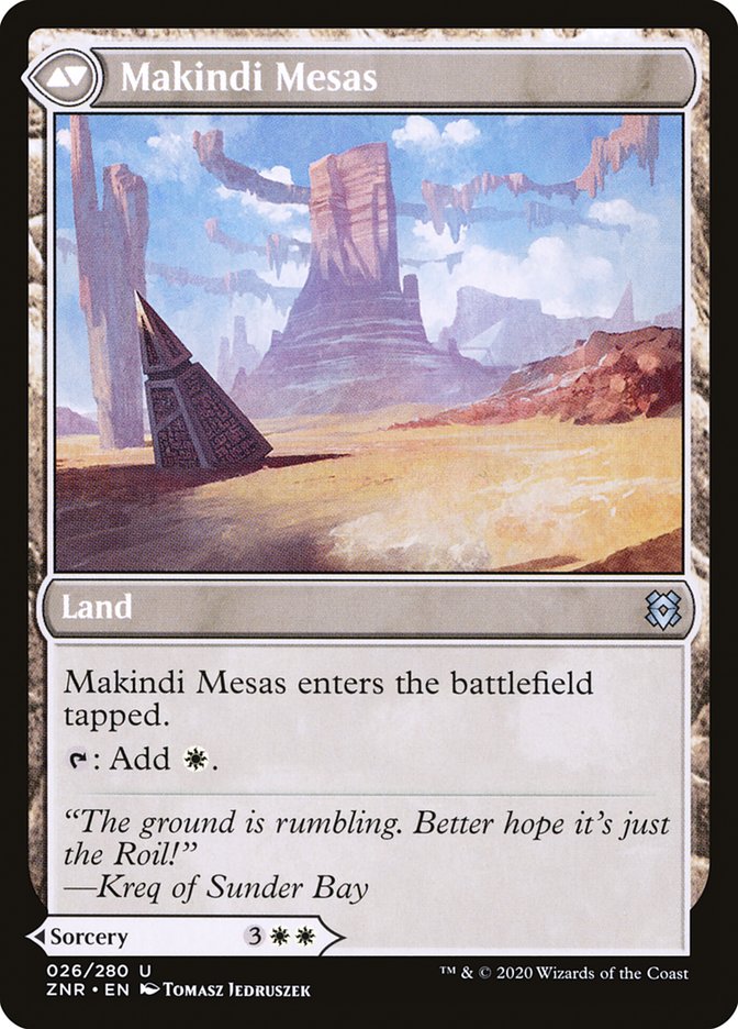 Makindi Stampede // Makindi Mesas [Zendikar Rising] | Gate City Games LLC