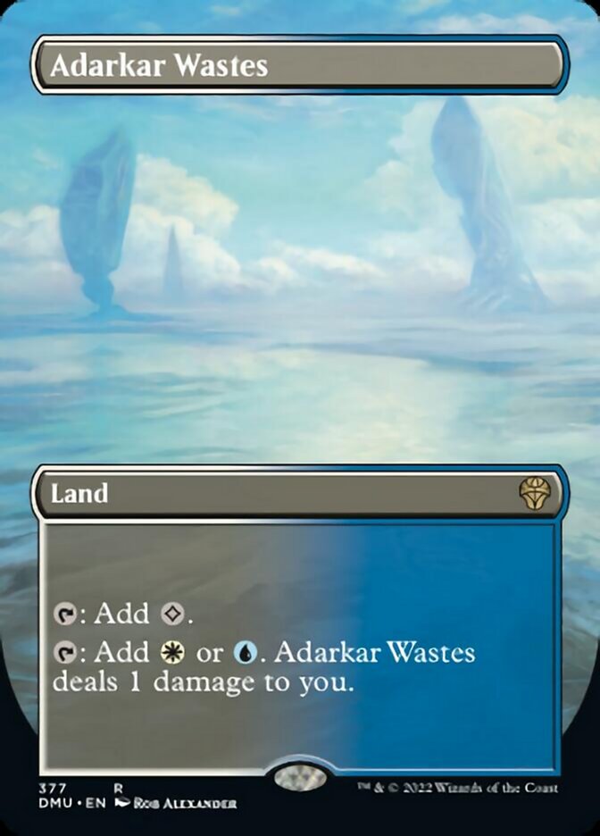 Adarkar Wastes (Borderless Alternate Art) [Dominaria United] | Gate City Games LLC