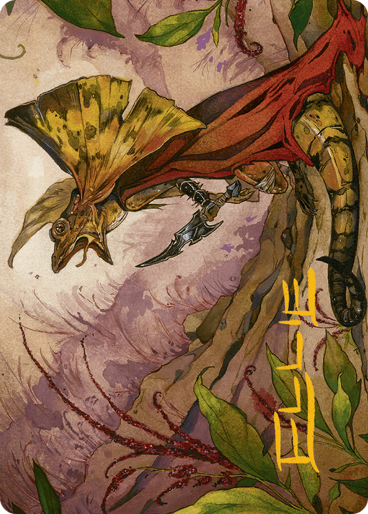 Hired Claw Art Card (Gold-Stamped Signature) [Bloomburrow Art Series] | Gate City Games LLC