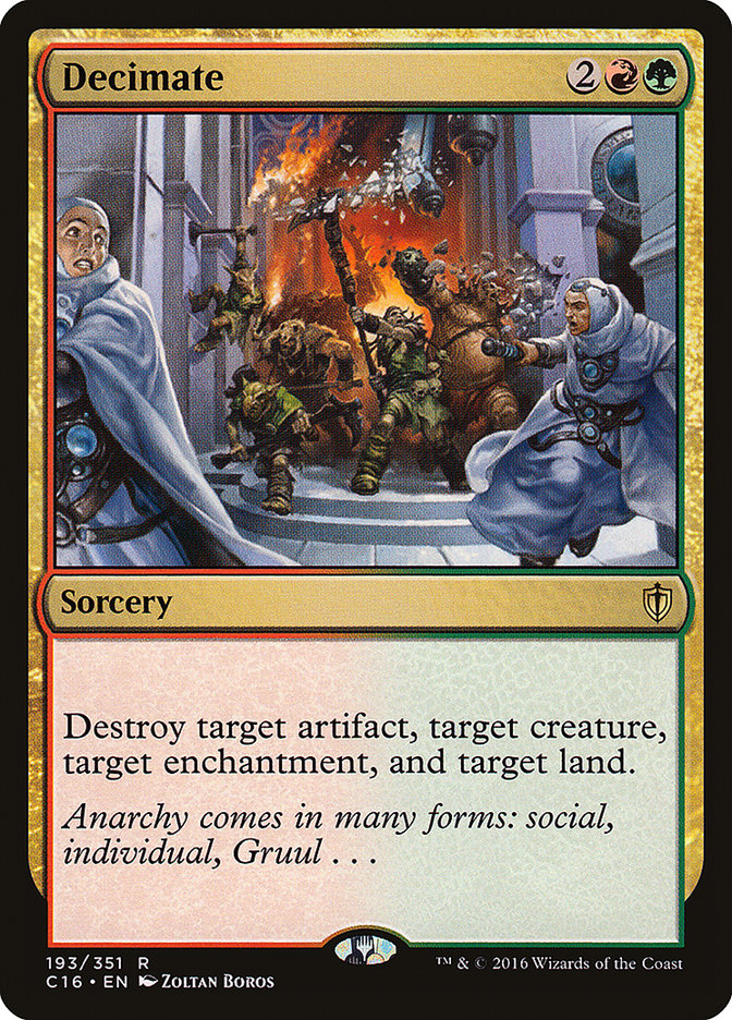 Decimate [Commander 2016] | Gate City Games LLC