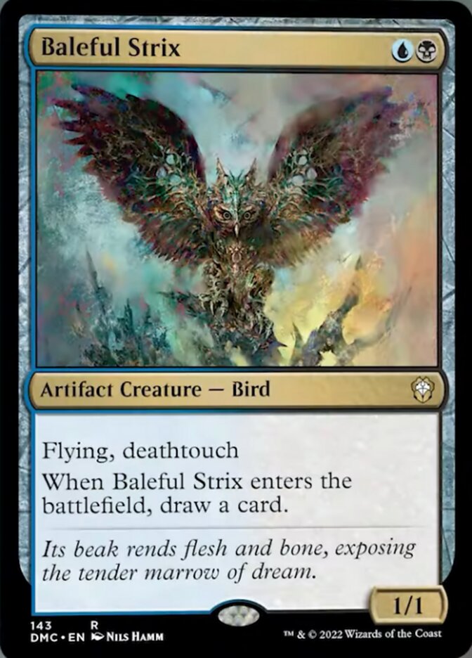 Baleful Strix [Dominaria United Commander] | Gate City Games LLC