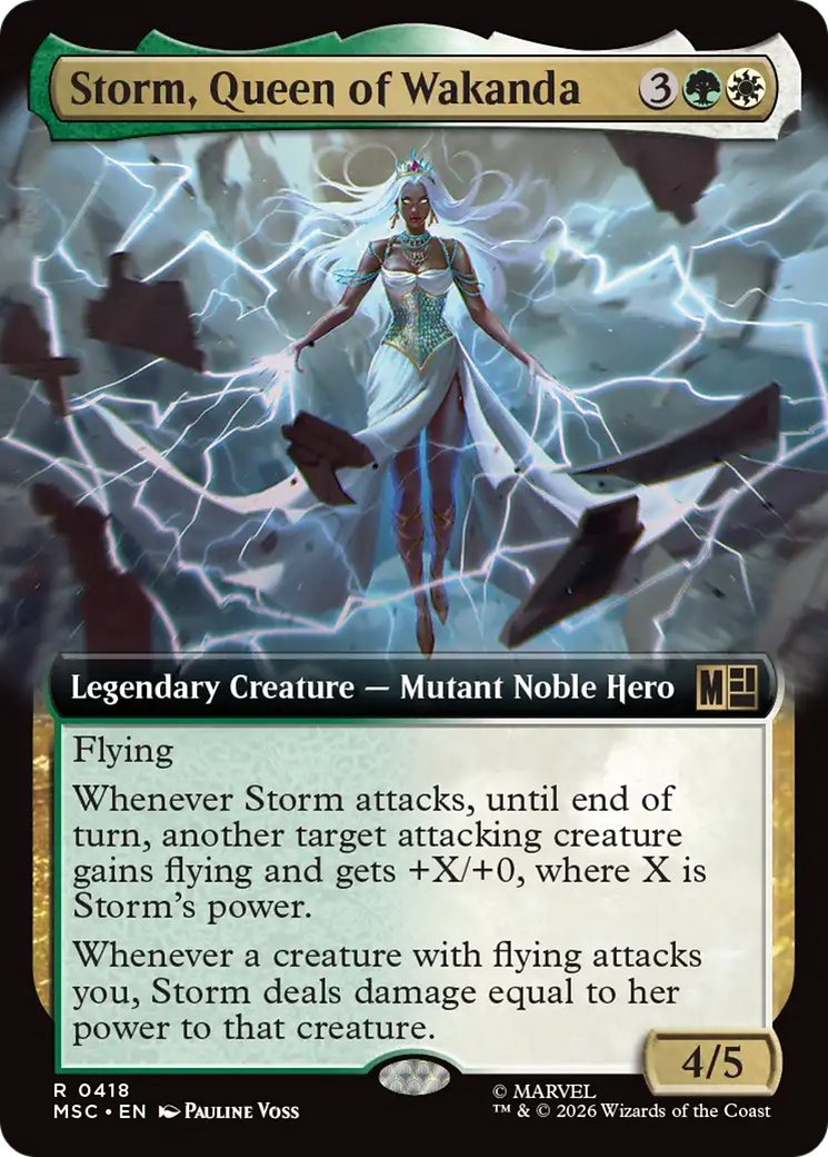 Storm, Queen of Wakanda (Extended Art) [Marvel Super Heroes Commander] | Gate City Games LLC