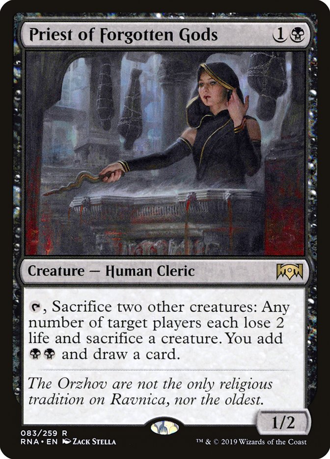 Priest of Forgotten Gods [Ravnica Allegiance] | Gate City Games LLC