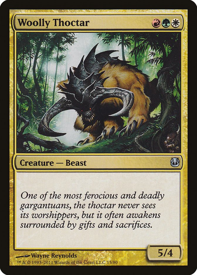 Woolly Thoctar [Duel Decks: Ajani vs. Nicol Bolas] | Gate City Games LLC