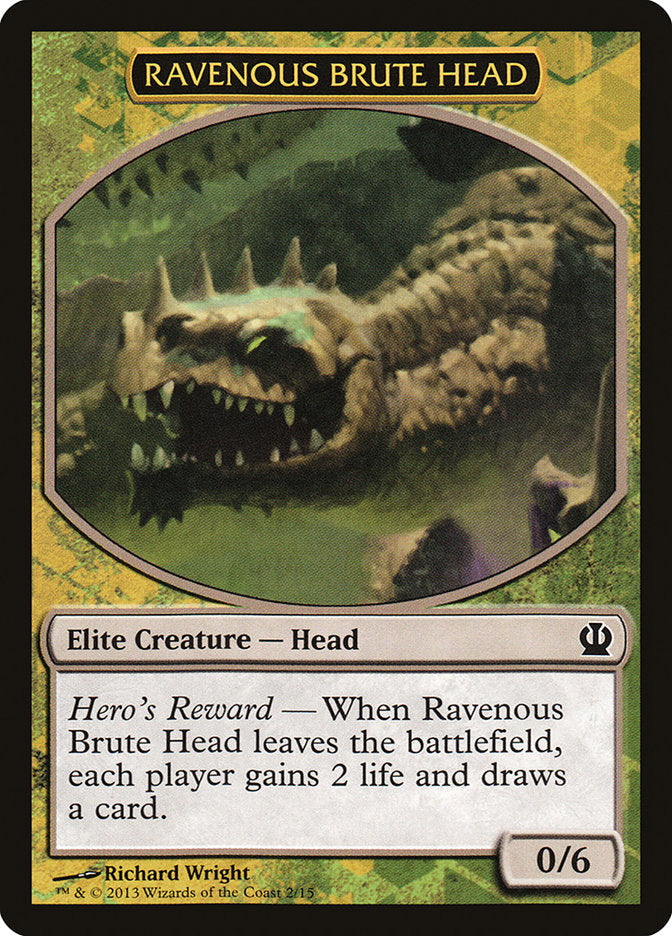Ravenous Brute Head [Theros Face the Hydra] | Gate City Games LLC