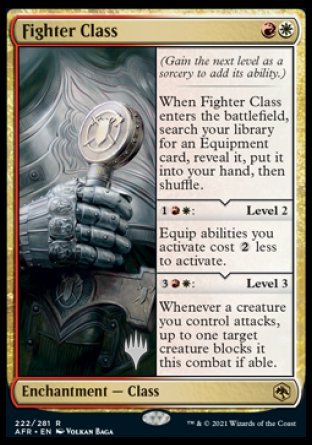 Fighter Class (Promo Pack) [Dungeons & Dragons: Adventures in the Forgotten Realms Promos] | Gate City Games LLC