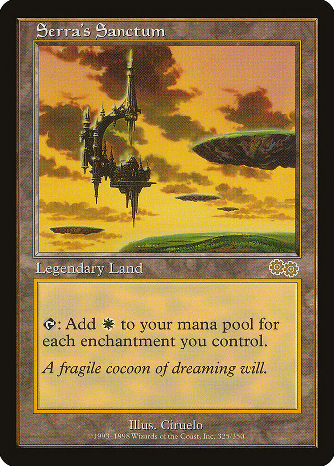 Serra's Sanctum [Urza's Saga] | Gate City Games LLC