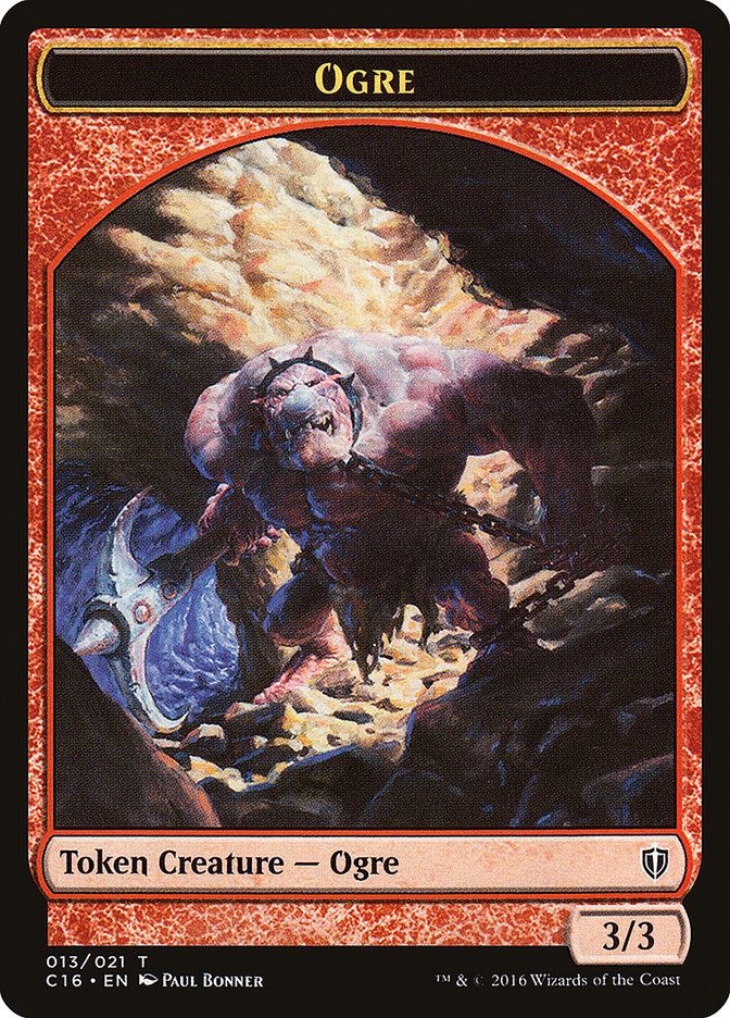 Ogre // Bird (007) Double-Sided Token [Commander 2016 Tokens] | Gate City Games LLC