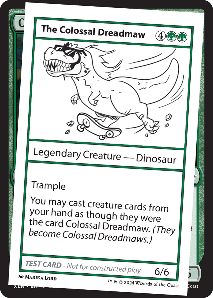 The Colossal Dreadmaw [Mystery Booster 2 Playtest Cards] | Gate City Games LLC