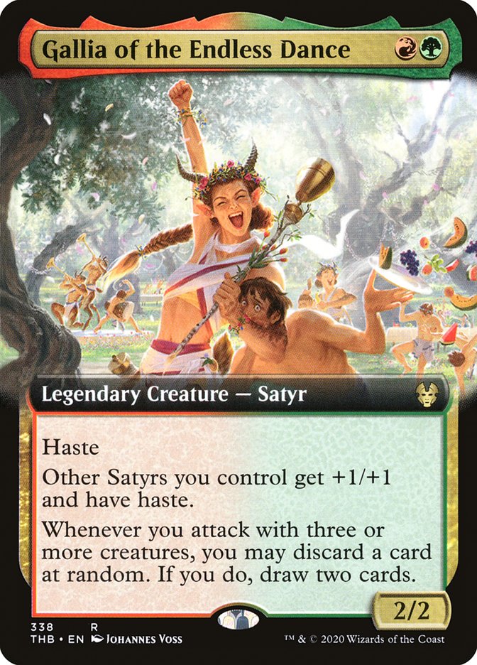 Gallia of the Endless Dance (Extended Art) [Theros Beyond Death] | Gate City Games LLC