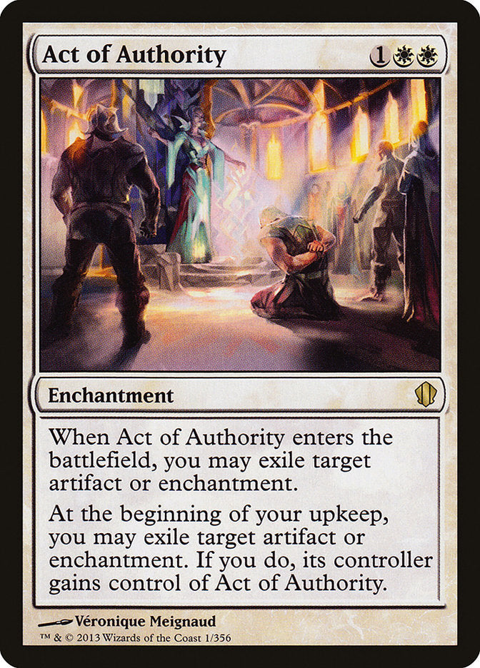 Act of Authority [Commander 2013] | Gate City Games LLC