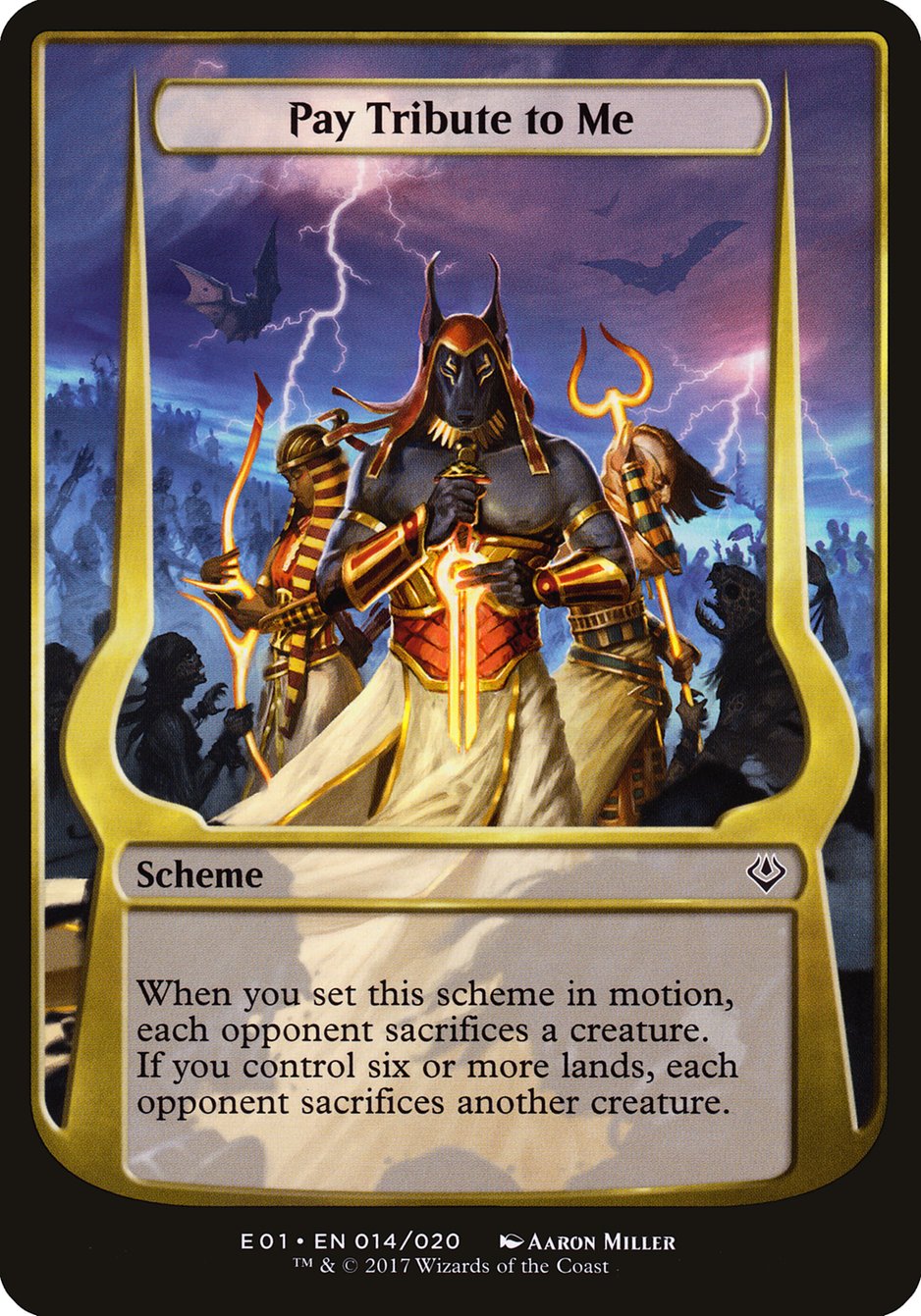 Pay Tribute to Me (Schemes) [Archenemy: Nicol Bolas Schemes] | Gate City Games LLC