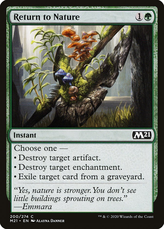 Return to Nature [Core Set 2021] | Gate City Games LLC