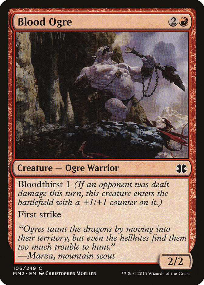 Blood Ogre [Modern Masters 2015] | Gate City Games LLC