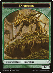 Saproling (016) // Saproling (017) Double-Sided Token [Commander 2016 Tokens] | Gate City Games LLC