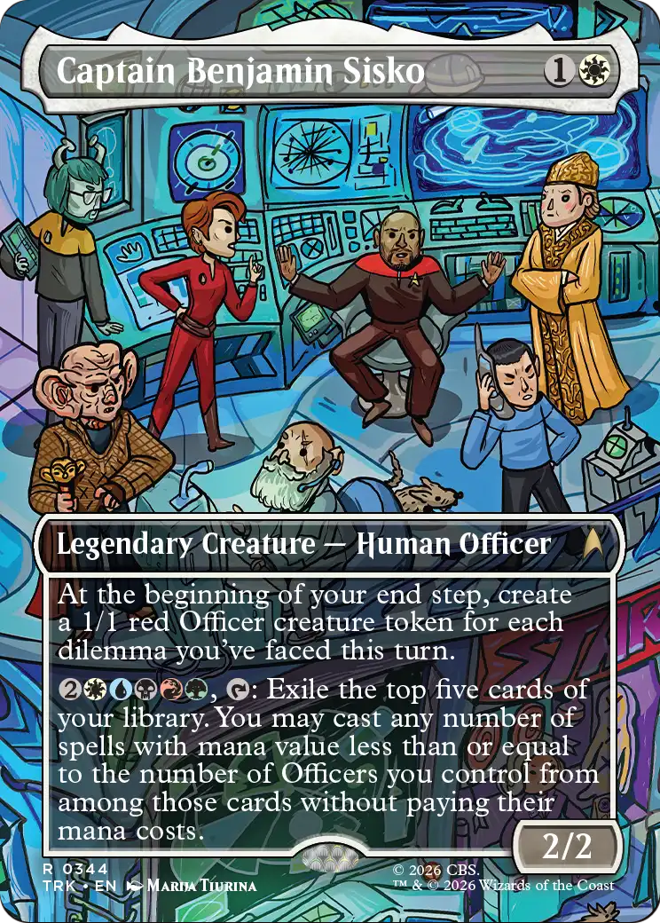 Captain Benjamin Sisko (Borderless) [Star Trek] | Gate City Games LLC