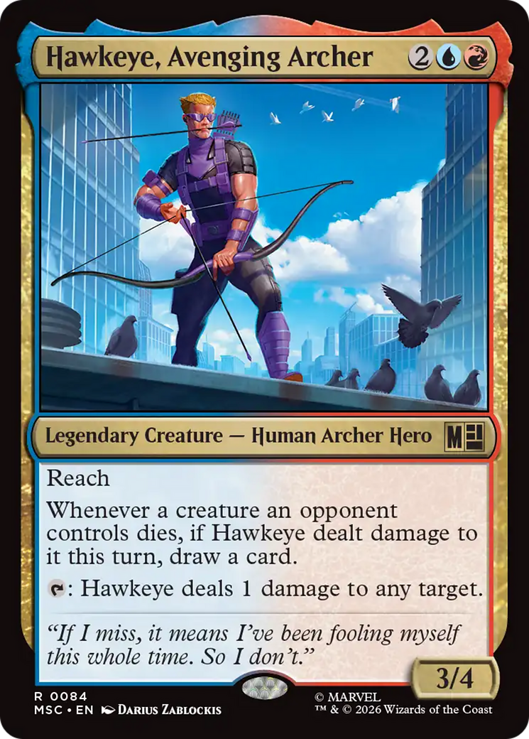 Hawkeye, Avenging Archer [Marvel Super Heroes Commander] | Gate City Games LLC