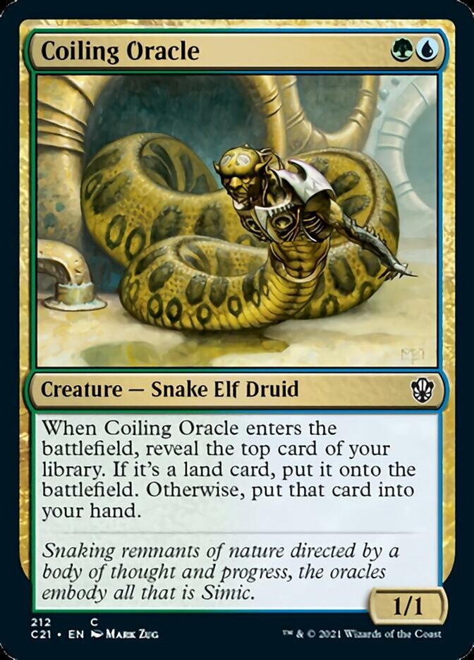 Coiling Oracle [Commander 2021] | Gate City Games LLC