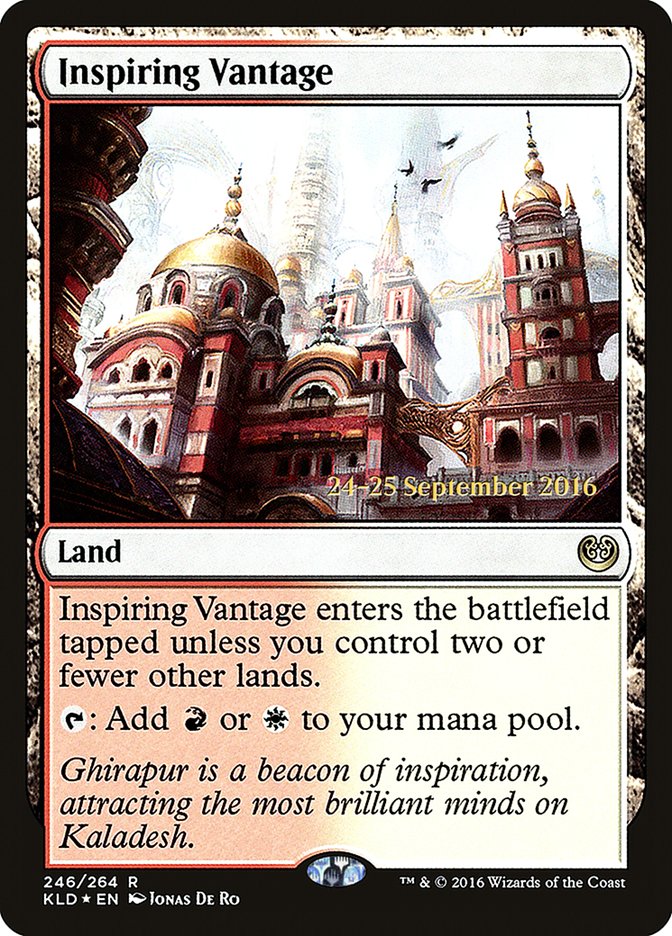 Inspiring Vantage [Kaladesh Prerelease Promos] | Gate City Games LLC