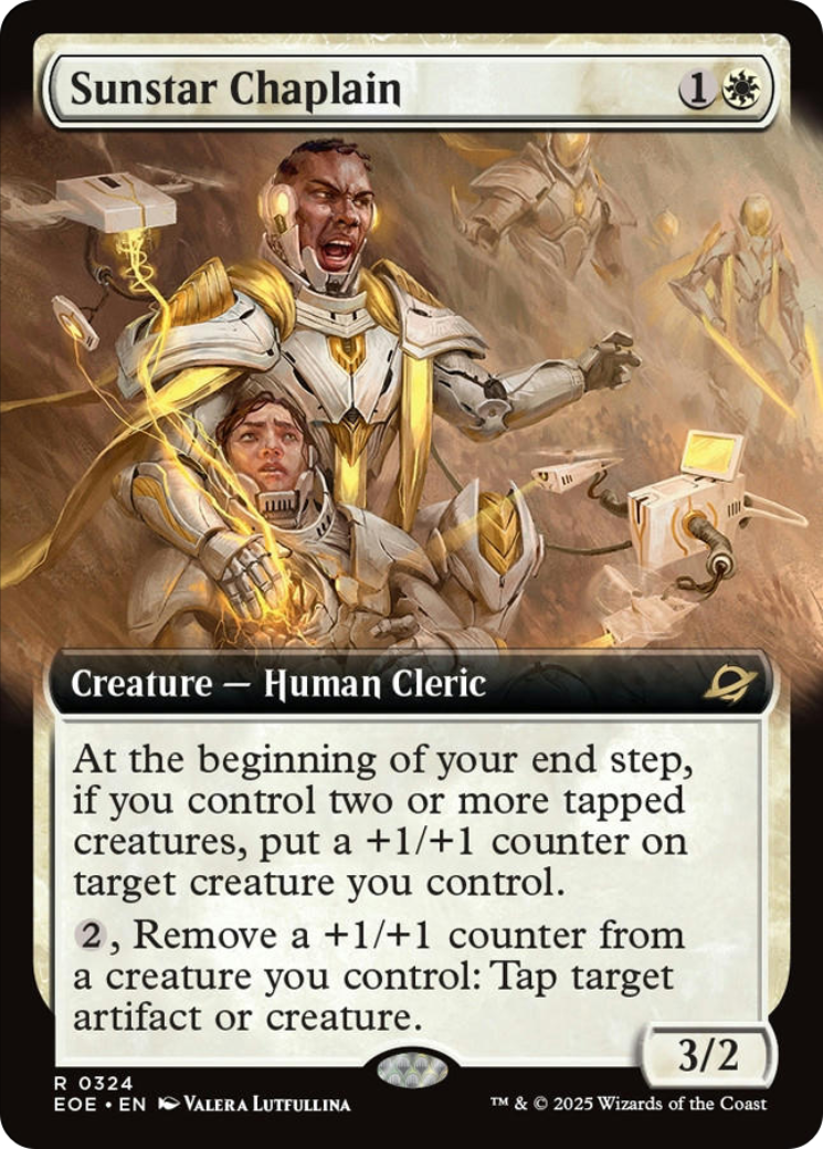 Sunstar Chaplain (Extended Art) [Edge of Eternities] | Gate City Games LLC