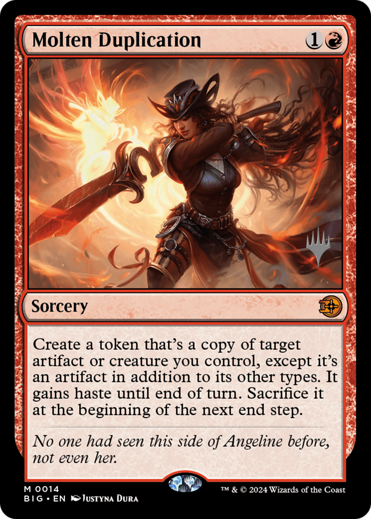 Molten Duplication [Outlaws of Thunder Junction: The Big Score Promos] | Gate City Games LLC