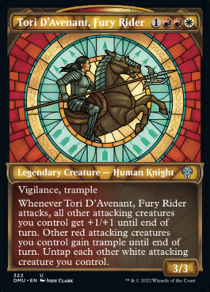 Tori D'Avenant, Fury Rider (Showcase) [Dominaria United] | Gate City Games LLC