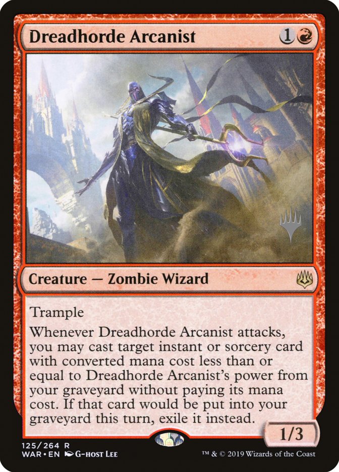 Dreadhorde Arcanist (Promo Pack) [War of the Spark Promos] | Gate City Games LLC