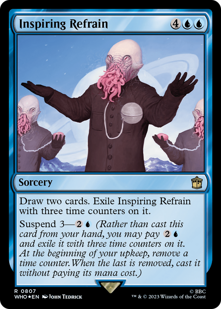 Inspiring Refrain (Surge Foil) [Doctor Who] | Gate City Games LLC