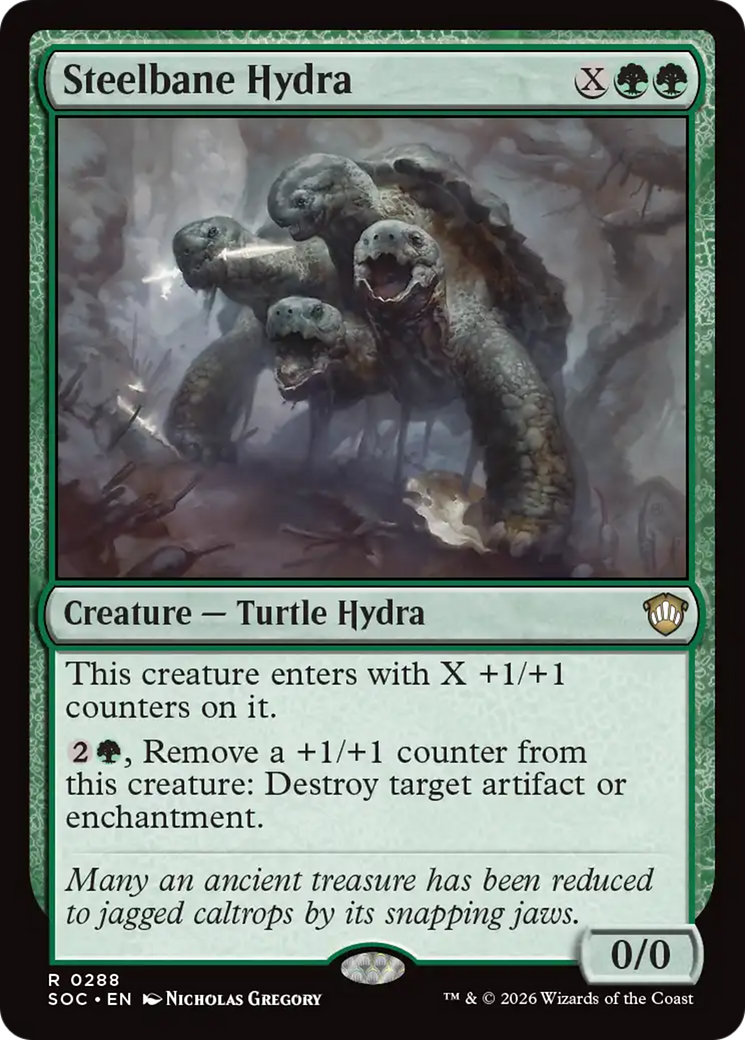 Steelbane Hydra [Secrets of Strixhaven Commander] | Gate City Games LLC