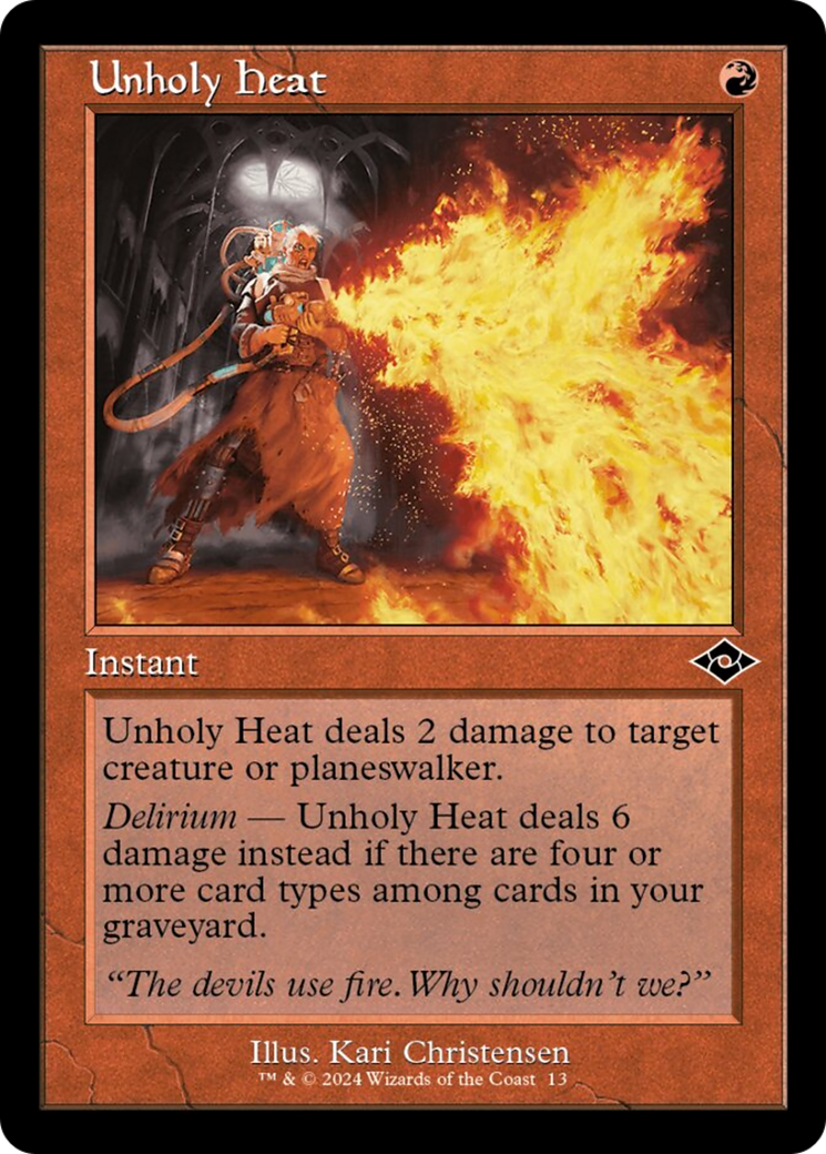 Unholy Heat (Retro) [Modern Horizons 2] | Gate City Games LLC