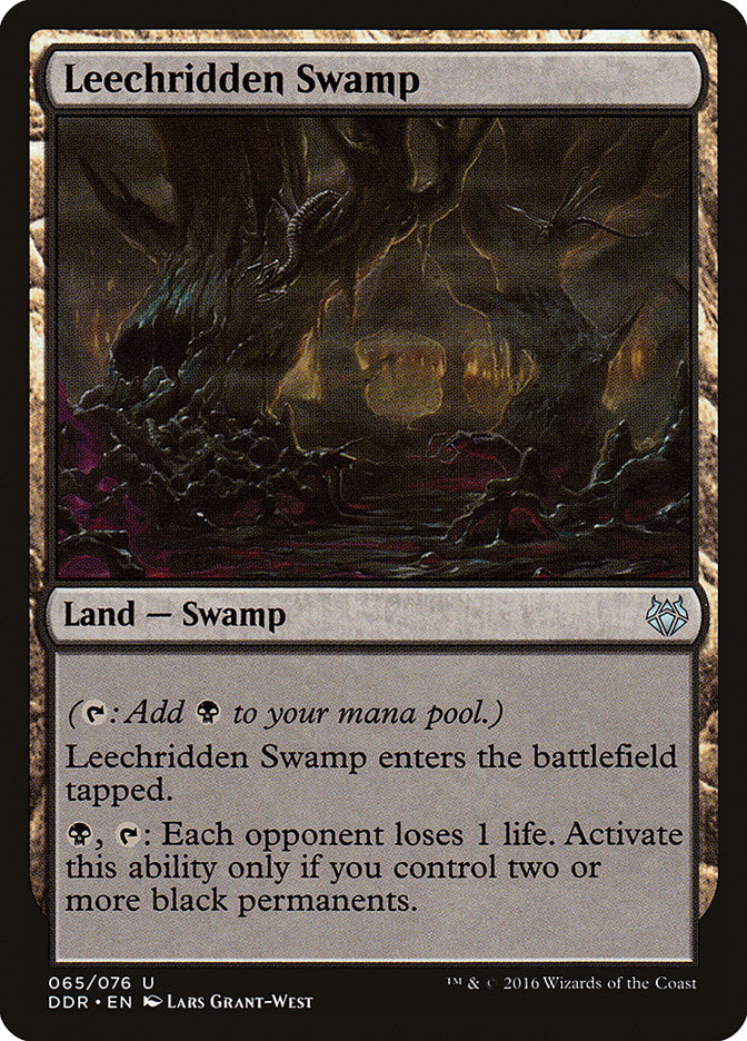 Leechridden Swamp [Duel Decks: Nissa vs. Ob Nixilis] | Gate City Games LLC