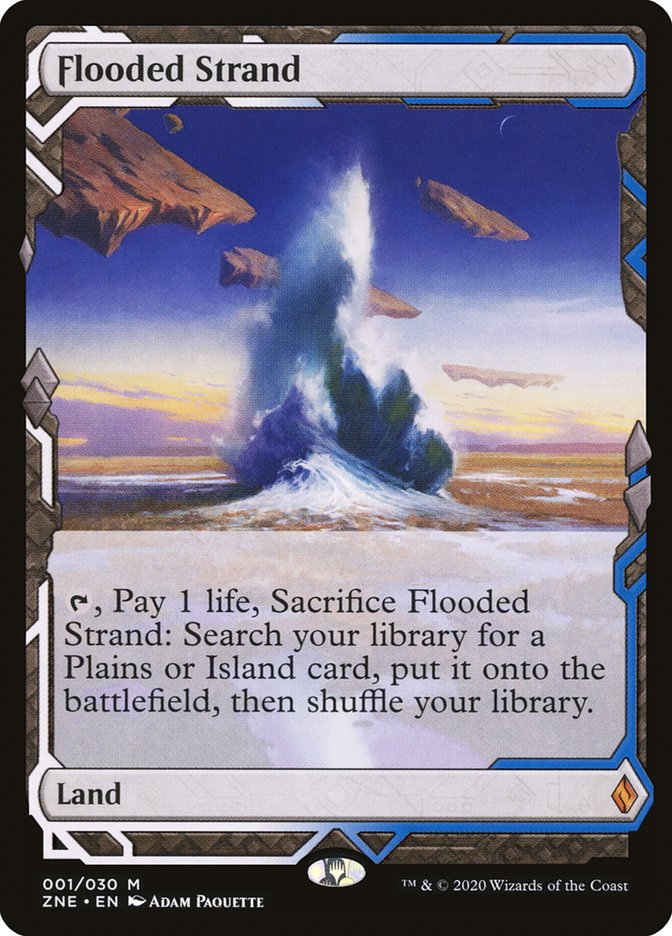 Flooded Strand (Expeditions) [Zendikar Rising Expeditions] | Gate City Games LLC