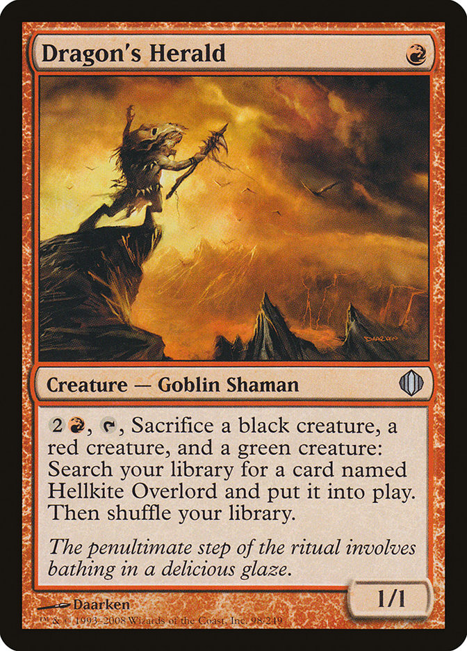 Dragon's Herald [Shards of Alara] | Gate City Games LLC