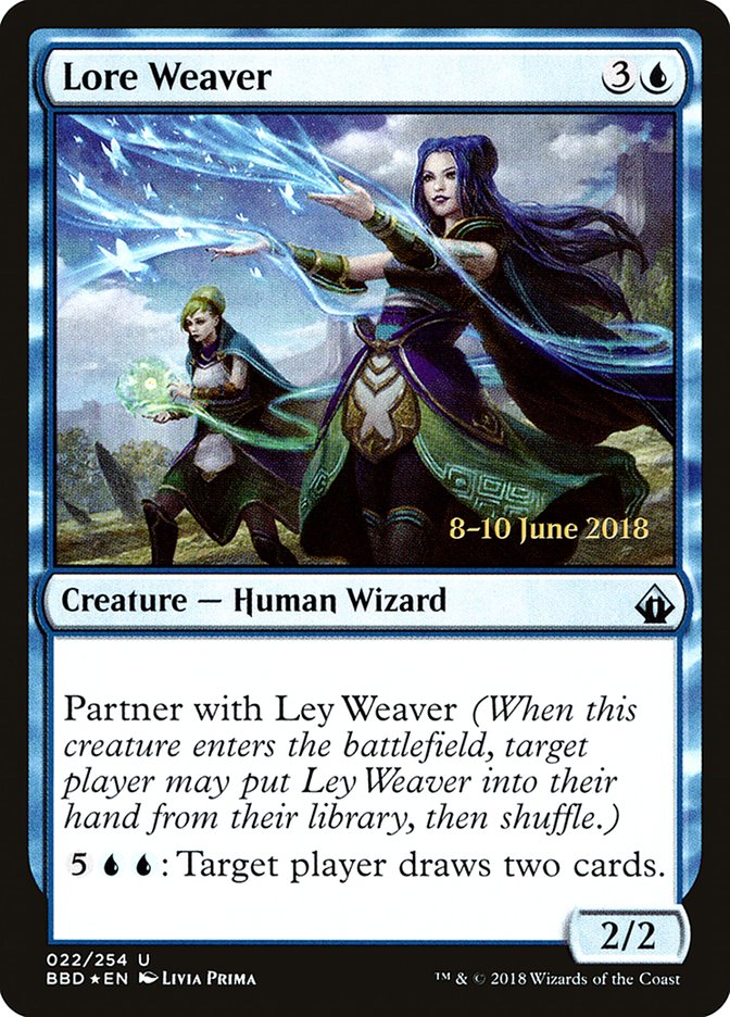 Lore Weaver [Battlebond Prerelease Promos] | Gate City Games LLC