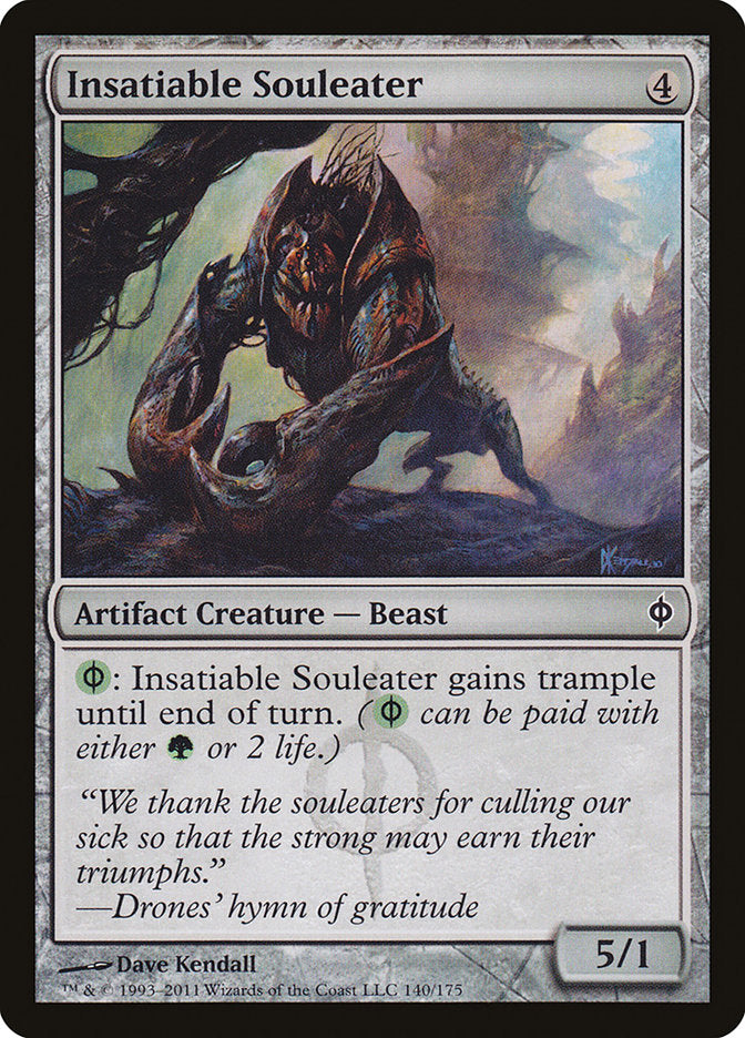 Insatiable Souleater [New Phyrexia] | Gate City Games LLC