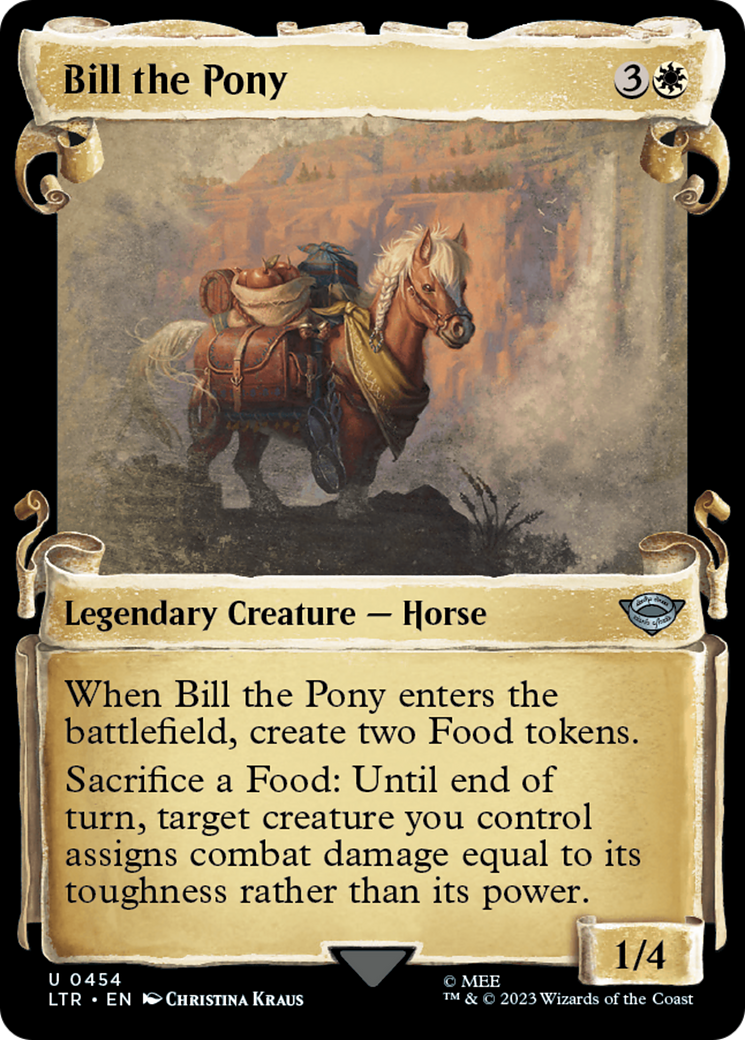 Bill the Pony [The Lord of the Rings: Tales of Middle-Earth Showcase Scrolls] | Gate City Games LLC