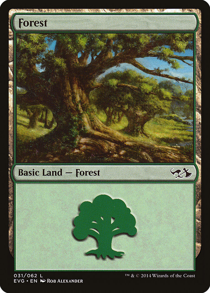 Forest (31) (Elves vs. Goblins) [Duel Decks Anthology] | Gate City Games LLC