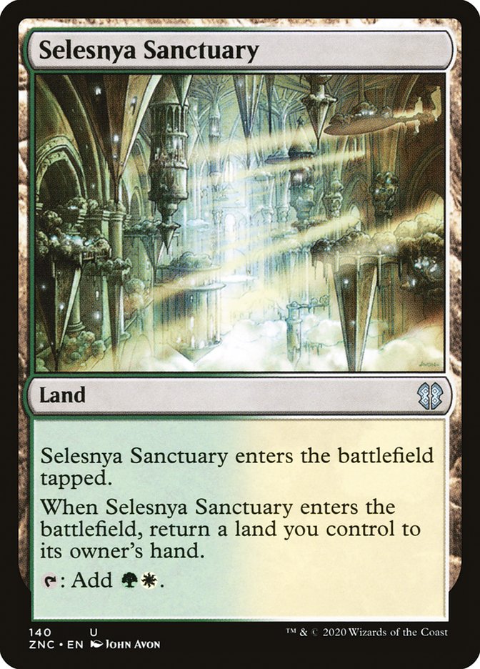 Selesnya Sanctuary [Zendikar Rising Commander] | Gate City Games LLC