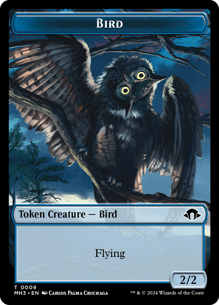 Eldrazi Spawn // Bird Double-Sided Token [Modern Horizons 3 Tokens] | Gate City Games LLC