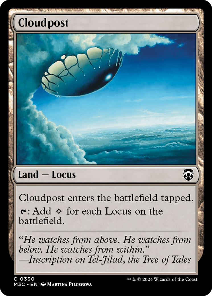 Cloudpost (Ripple Foil) [Modern Horizons 3 Commander] | Gate City Games LLC