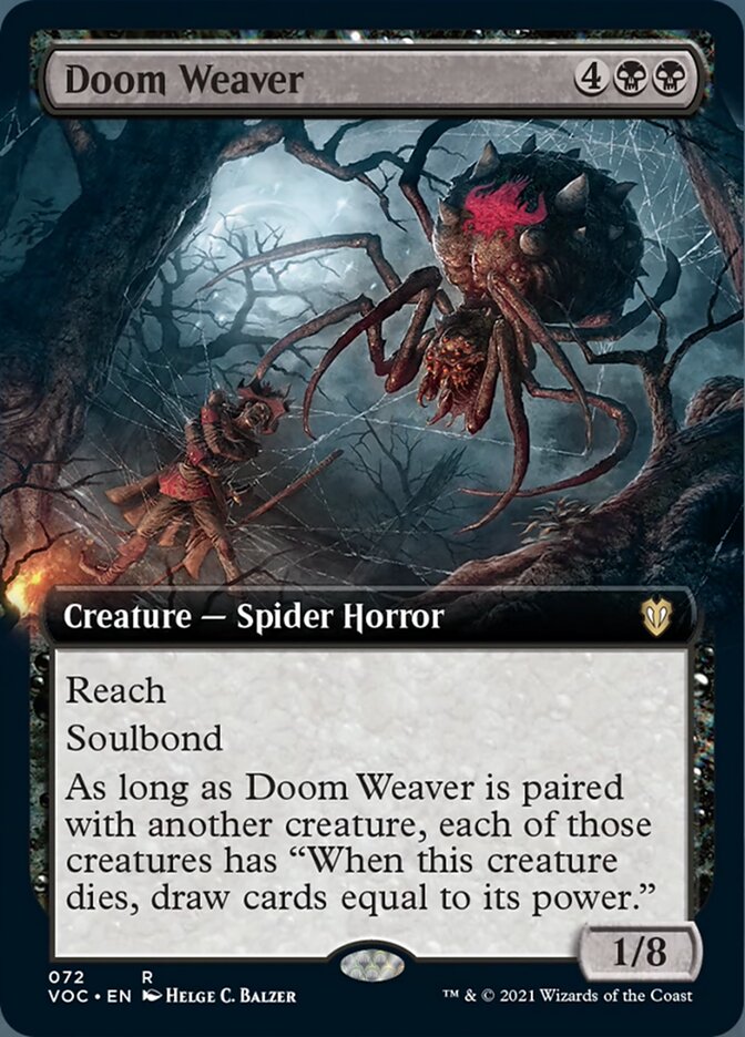 Doom Weaver (Extended Art) [Innistrad: Crimson Vow Commander] | Gate City Games LLC
