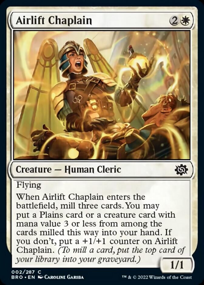 Airlift Chaplain [The Brothers' War] | Gate City Games LLC