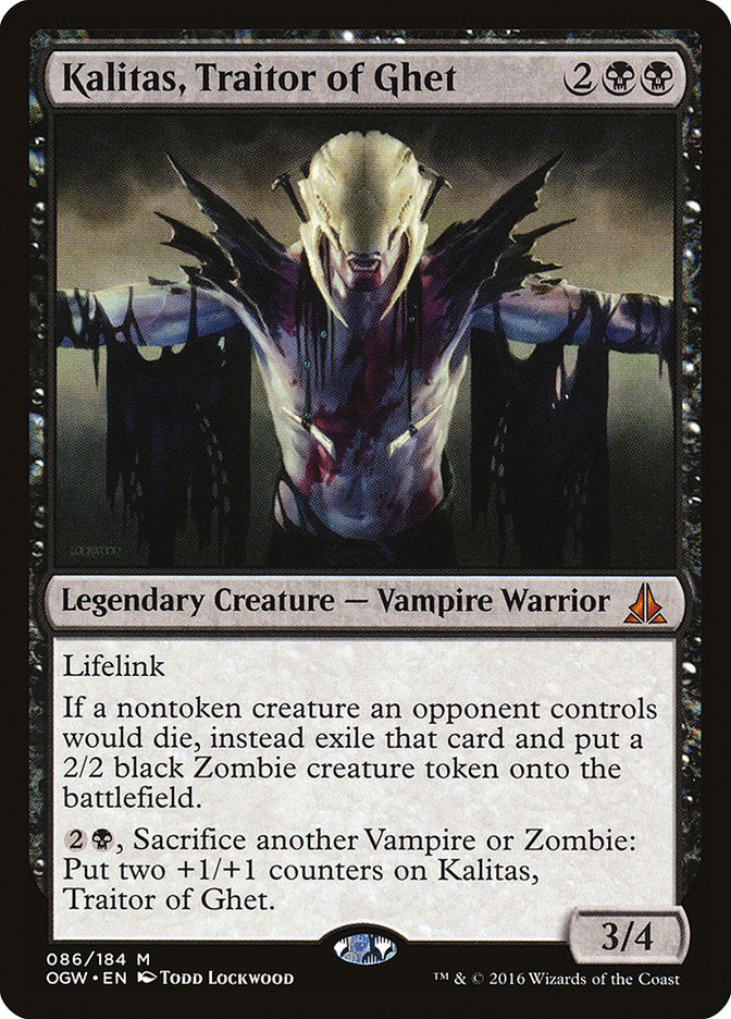 Kalitas, Traitor of Ghet [Oath of the Gatewatch] | Gate City Games LLC