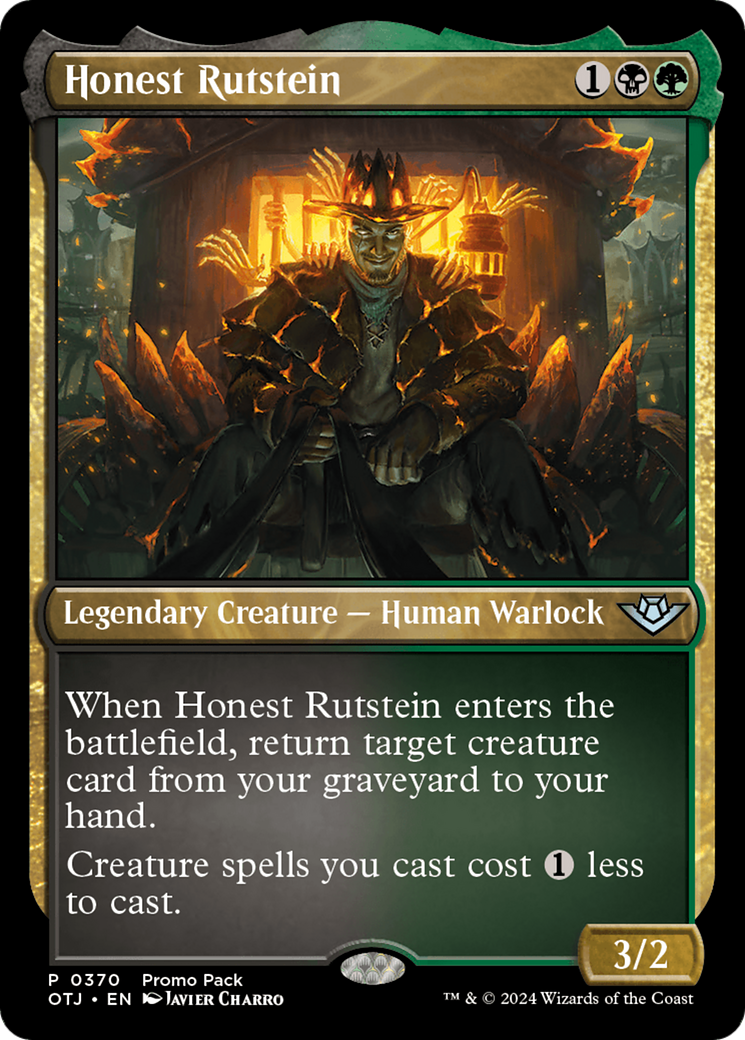 Honest Rutstein (Promo Pack) [Outlaws of Thunder Junction Promos] | Gate City Games LLC