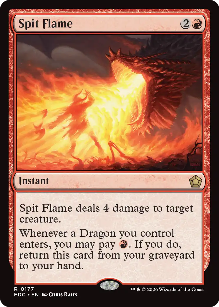 Spit Flame [Foundations Commander] | Gate City Games LLC