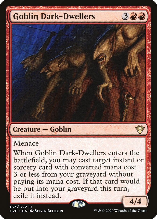 Goblin Dark-Dwellers [Commander 2020] | Gate City Games LLC