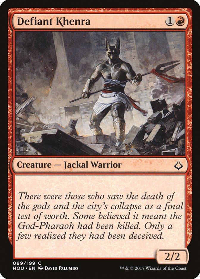 Defiant Khenra [Hour of Devastation] | Gate City Games LLC