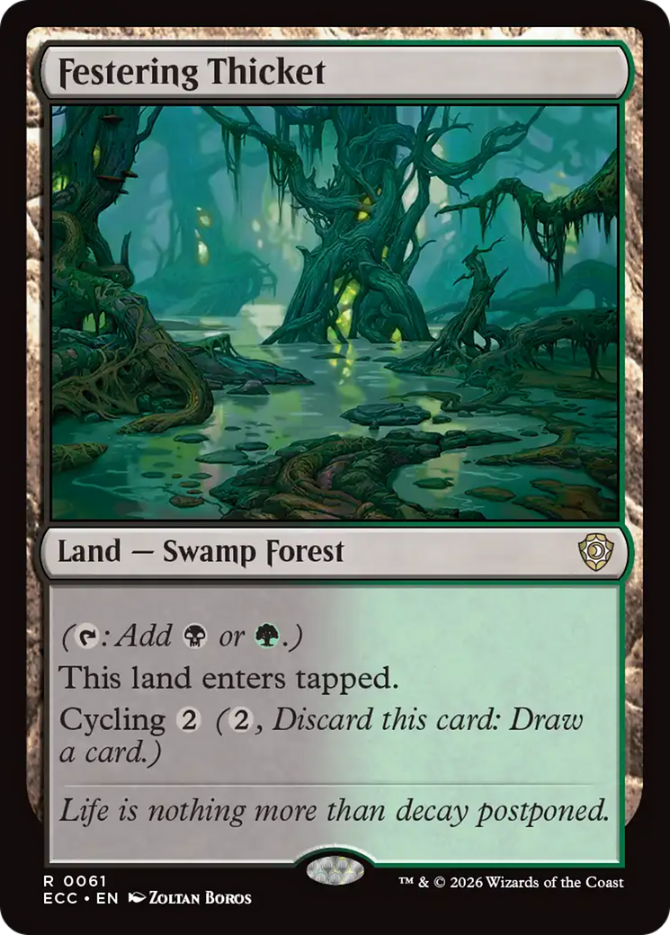 Festering Thicket [Lorwyn Eclipsed Commander] | Gate City Games LLC