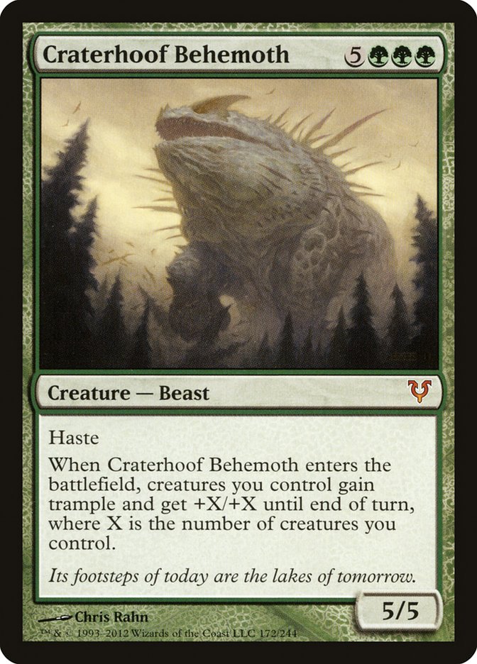 Craterhoof Behemoth [Avacyn Restored] | Gate City Games LLC